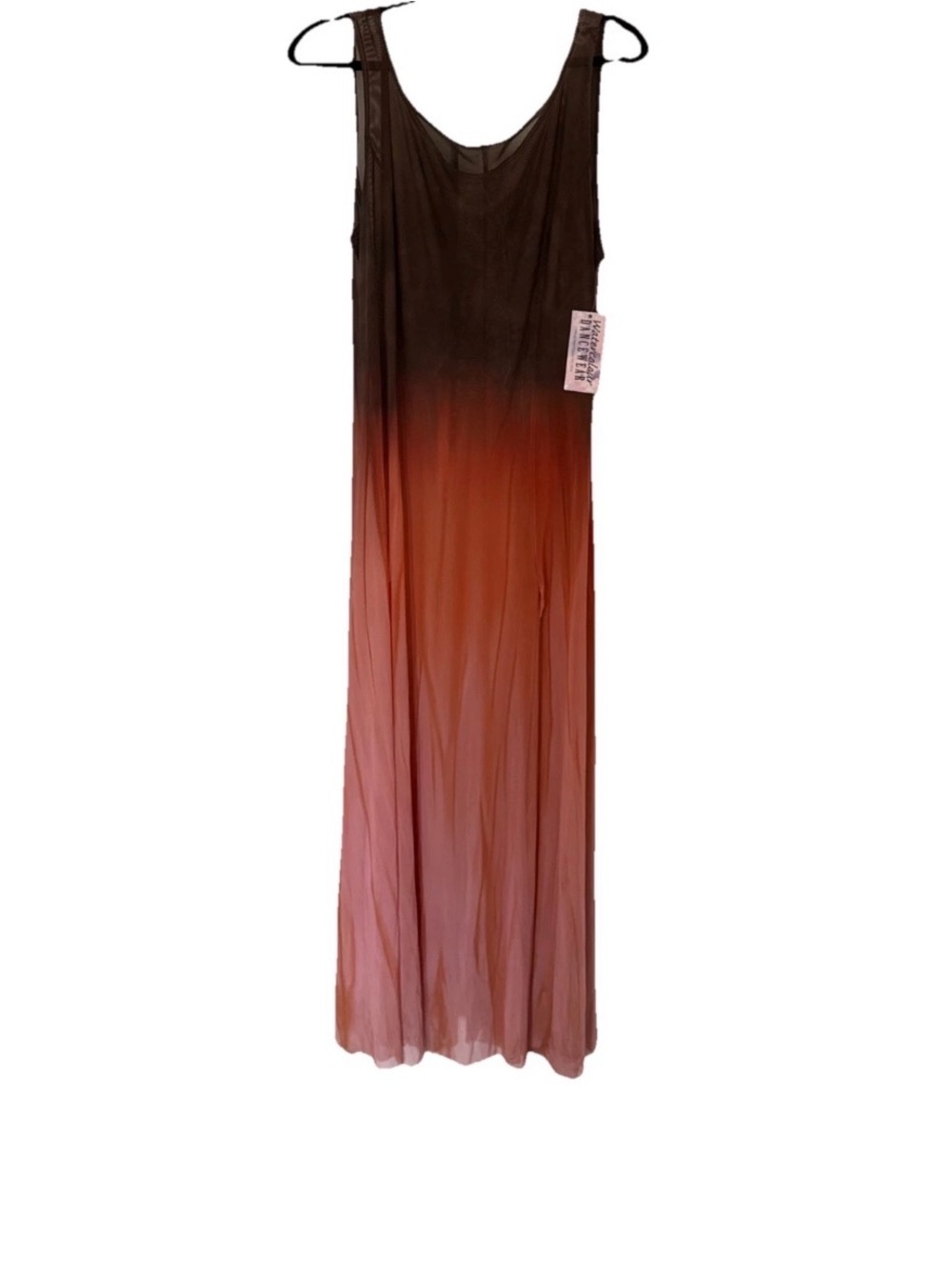 NWT Watercolour Danceware Tank Dress Womens 2XL Boho Gypsy Flowy Sexy